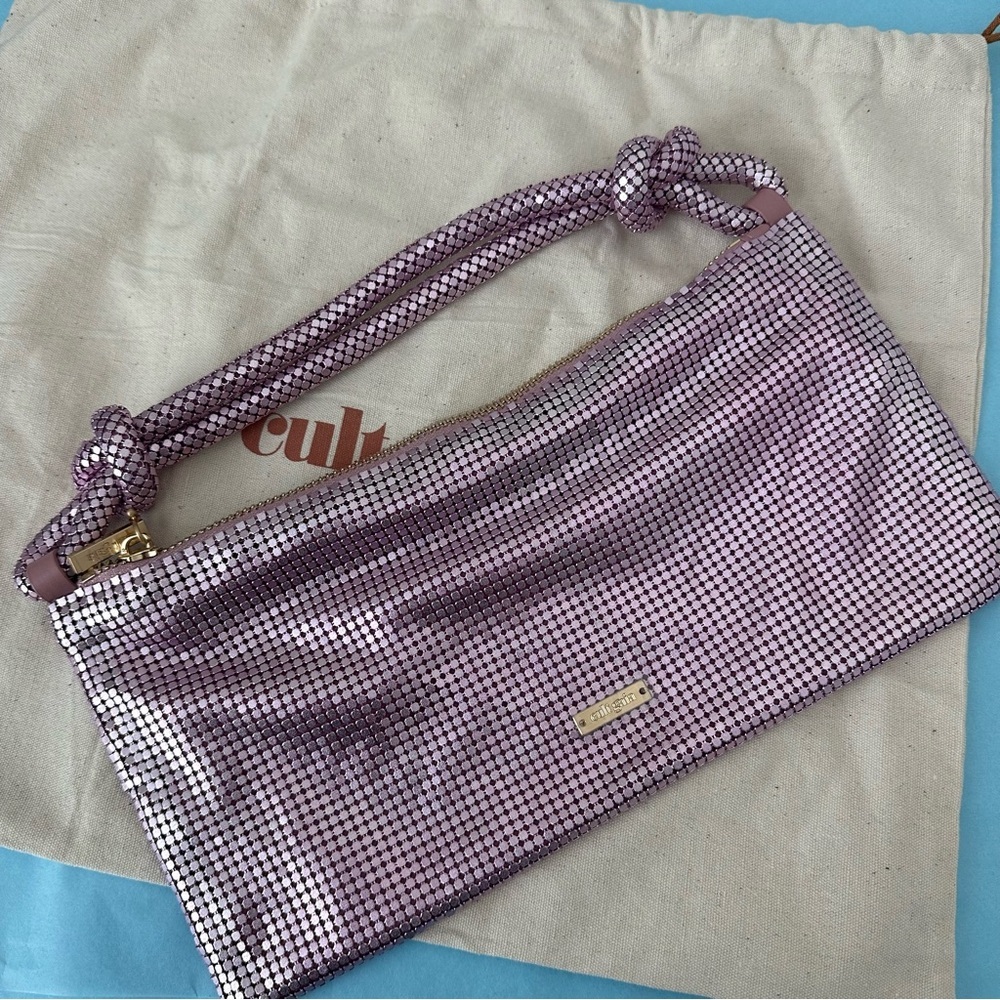 NWOT Cult Gaia HERA SHOULDER BAG Pink - Picture 7 of 10
